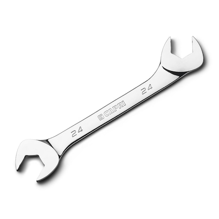 Capri Tools 24mm Angle Open End Wrench, 30Deg and 60Deg Angles, Metric CP11924